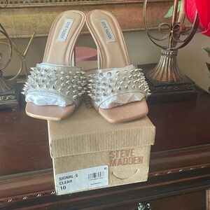 Steve Madden Signal-S Clear Sandal
